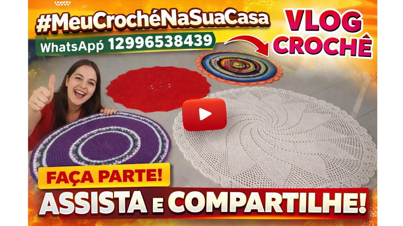Tapetes para sala disponíveis para vendas  #meucrochenasuacasa  @Vitrinedocroche 