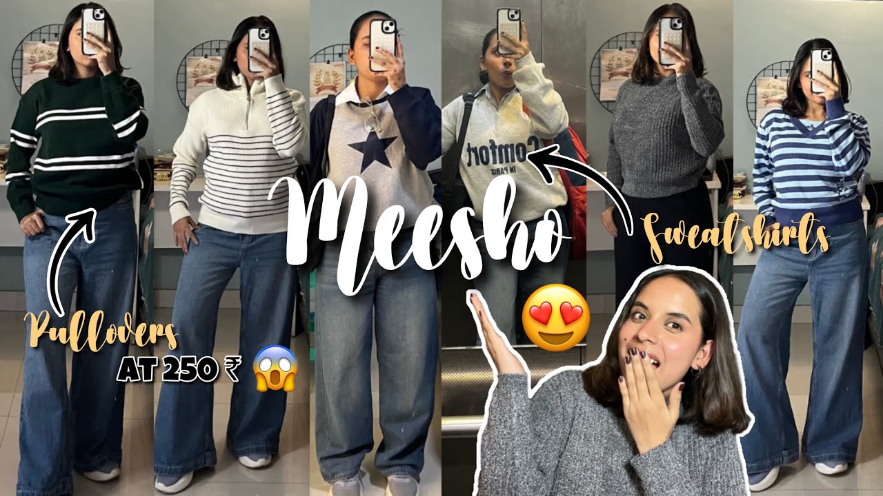 Meesho Winter Haul 2026 ❄️ | Best Pullovers & Sweatshirts Under ₹250 | Affordable Winter Outfits