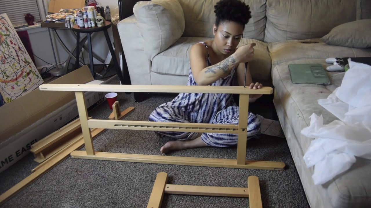 LIGHT DUTY H - FRAME EASEL TIME LAPSE (THE STRUGGLE WAS REAL)