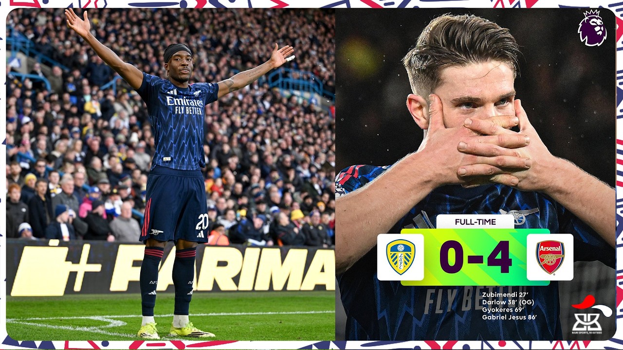 ARSENAL YONGEYE GUTANGA UBUTUMWA INYAGIRA LEEDS UNITED