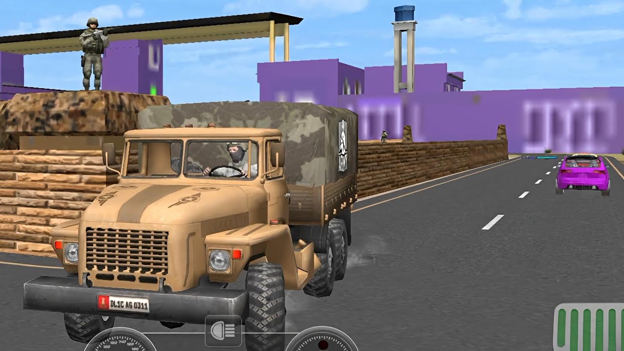 US Military Cargo Truck 2026 Sim 3D Level 1 Mission Complete | Army Truck Gameplay