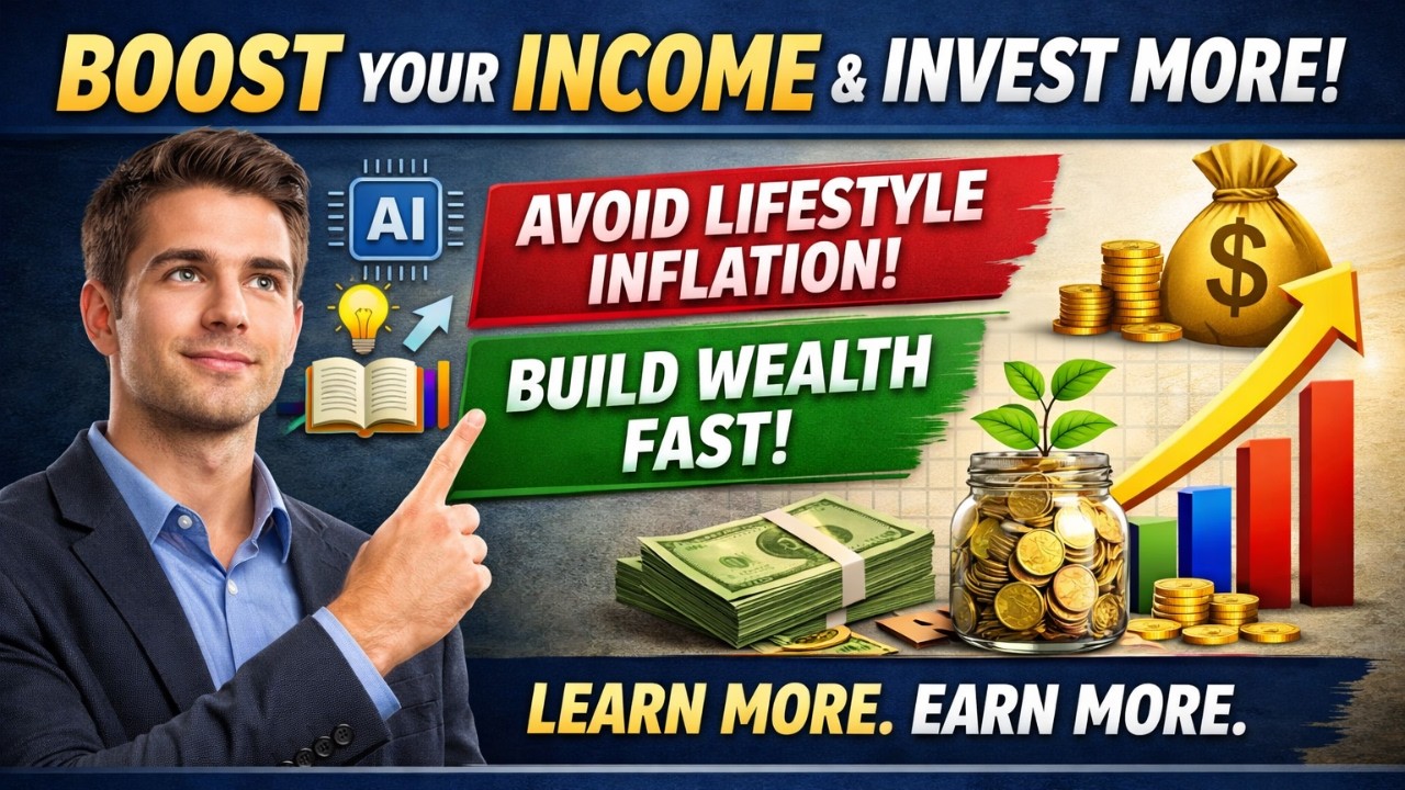 How to Increase Your Income & Invest More | Avoid Lifestyle Inflation | Wealth Building Explained
