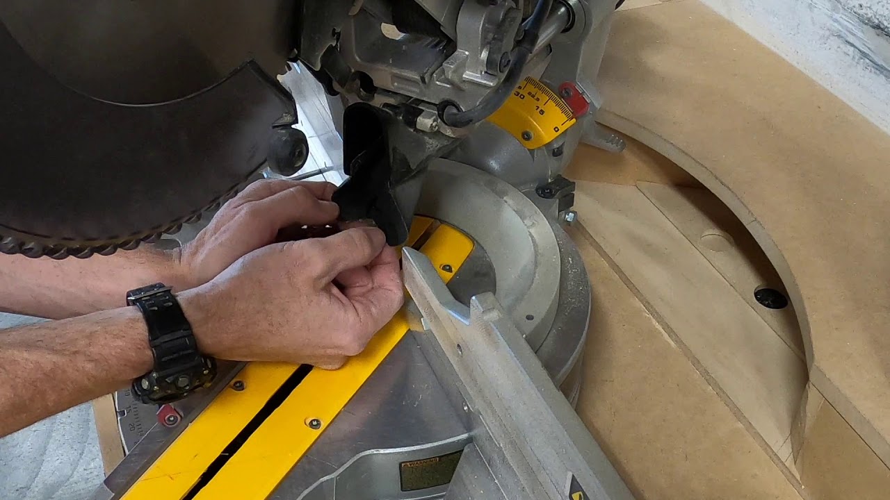 DeWalt Miter Saw Easy Dust Collection Mod!
