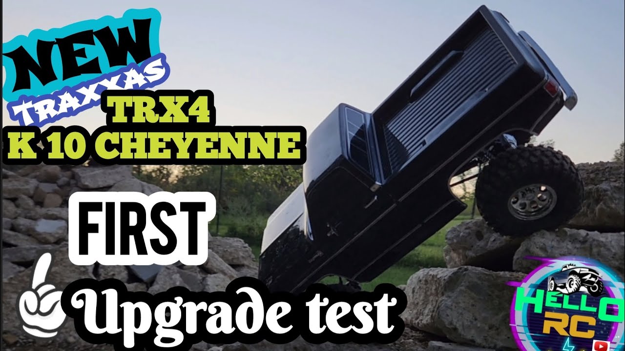 K10 Upgraded! First upgrade to Traxxas Trx4 k10 Cheyenne  tested at 