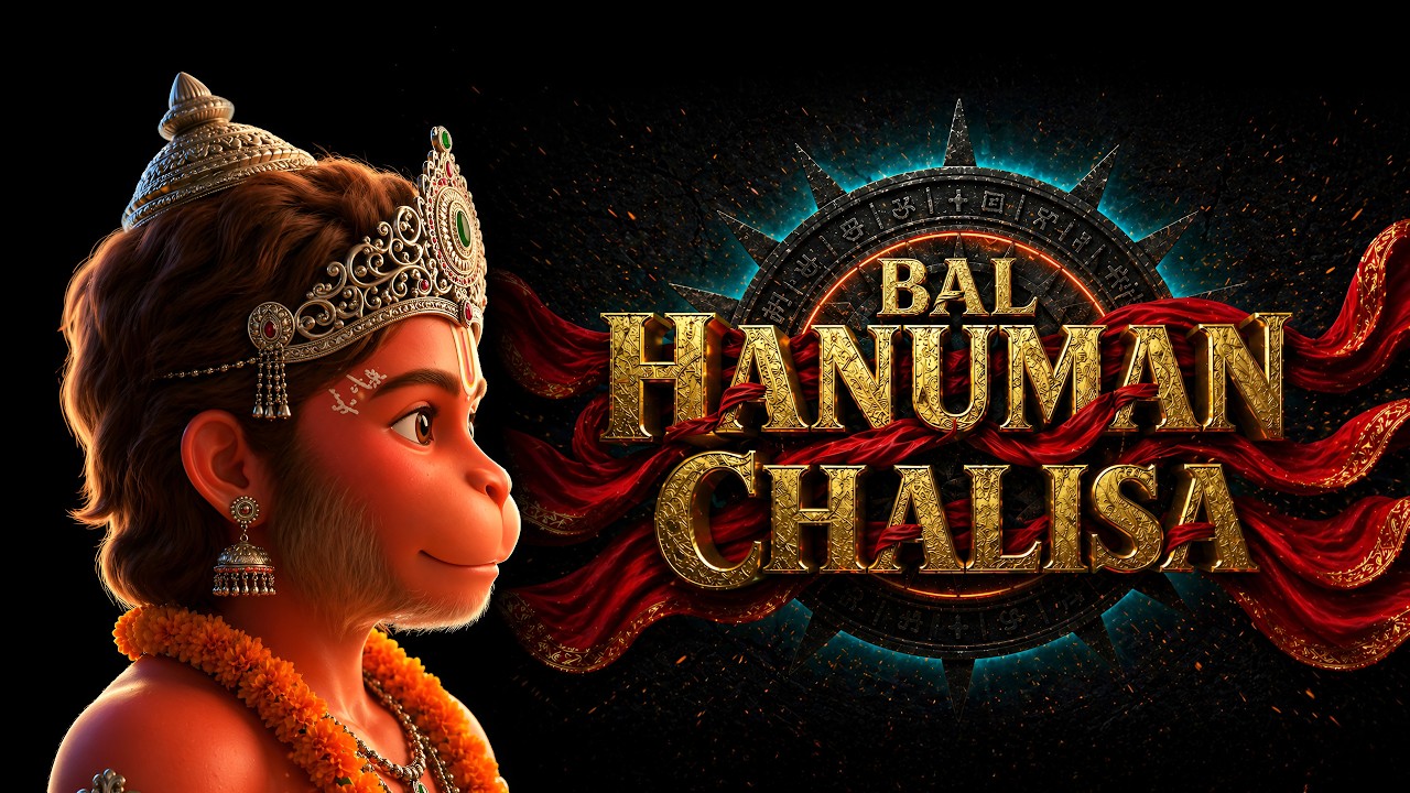Hanuman Chalisa for Kids – peaceful | Bedtime Hanuman Chalisa for Kids | Prayers 