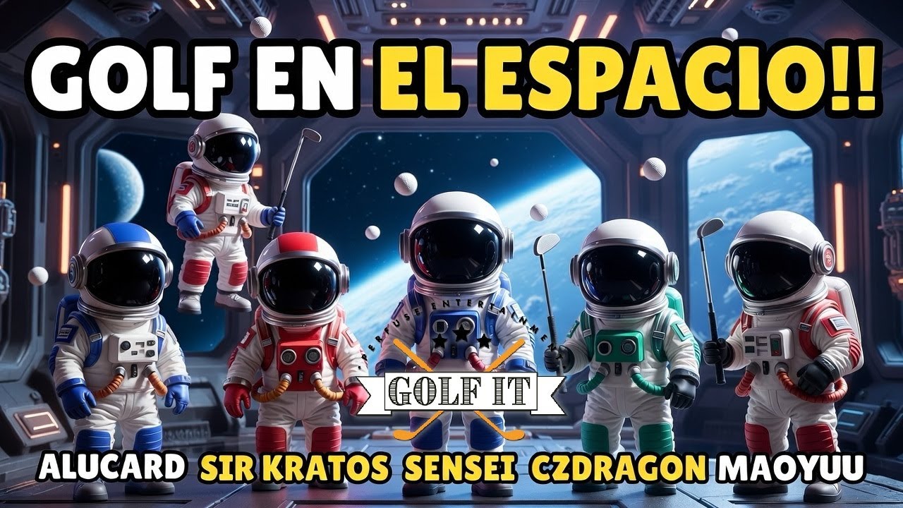 GOLF IT! PERDIDOS EN LA ESTACION ESPACIAL🚀 