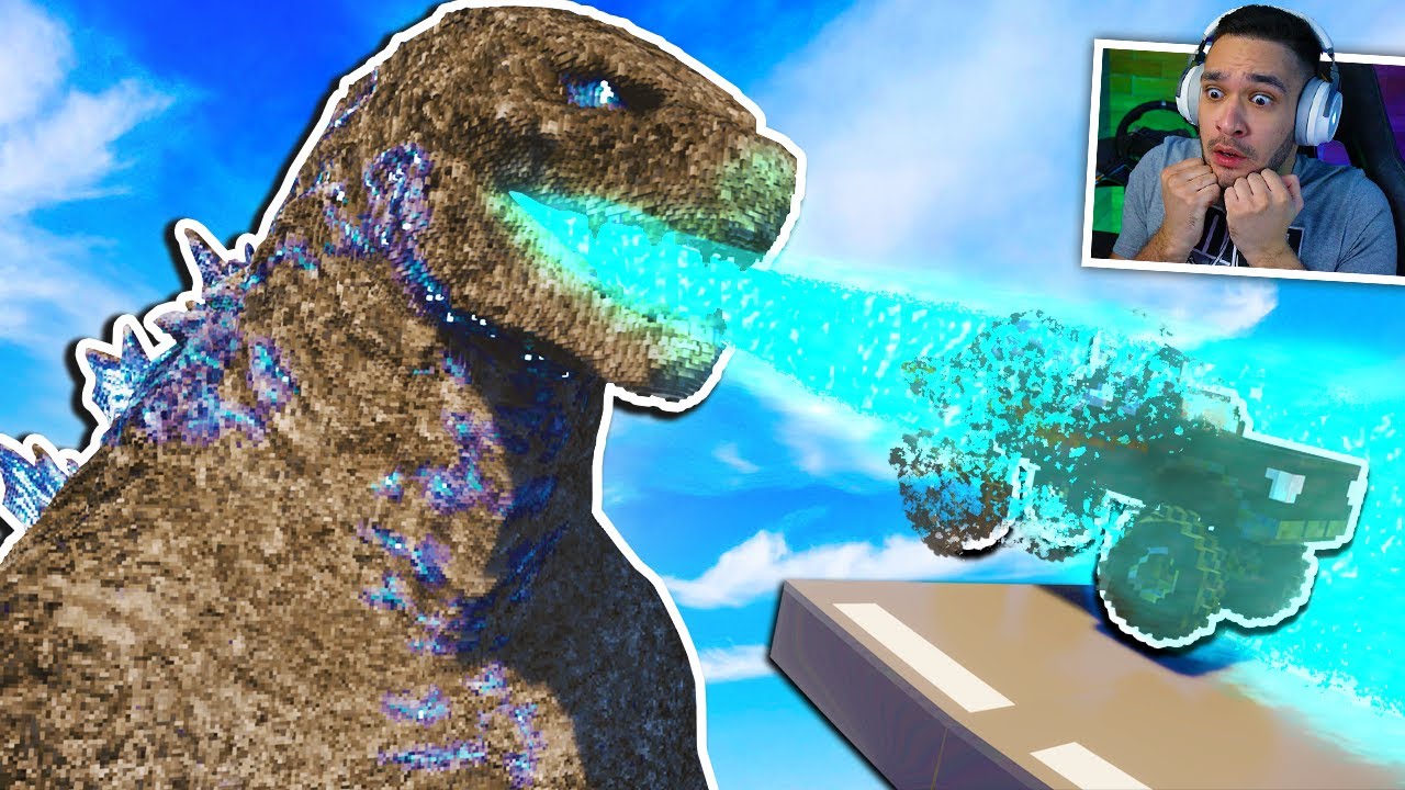 GODZILLA vs CARROS no Teardown Mods!