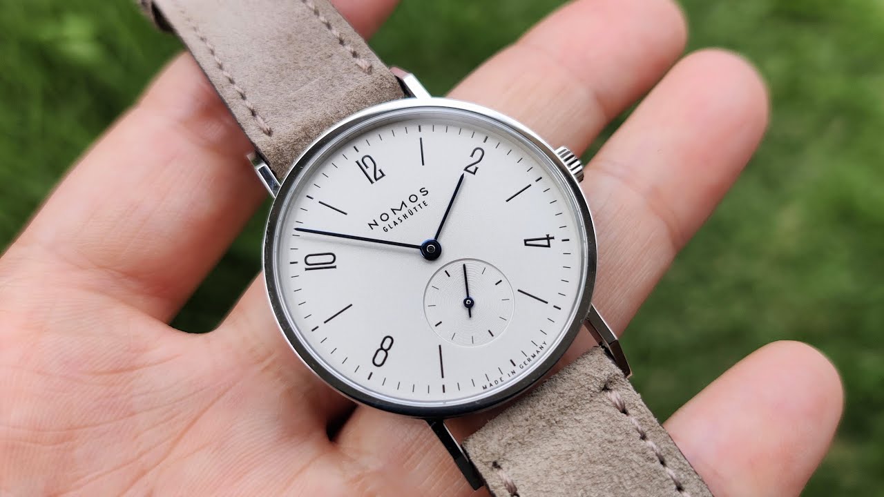 Nomos Glashütte Tangente 33 распаковка