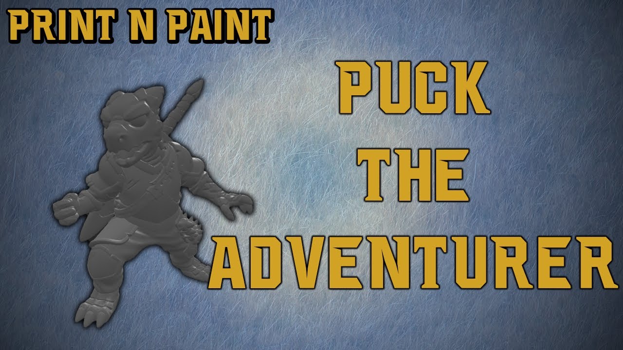 Print & Paint - Puck the Adventurer