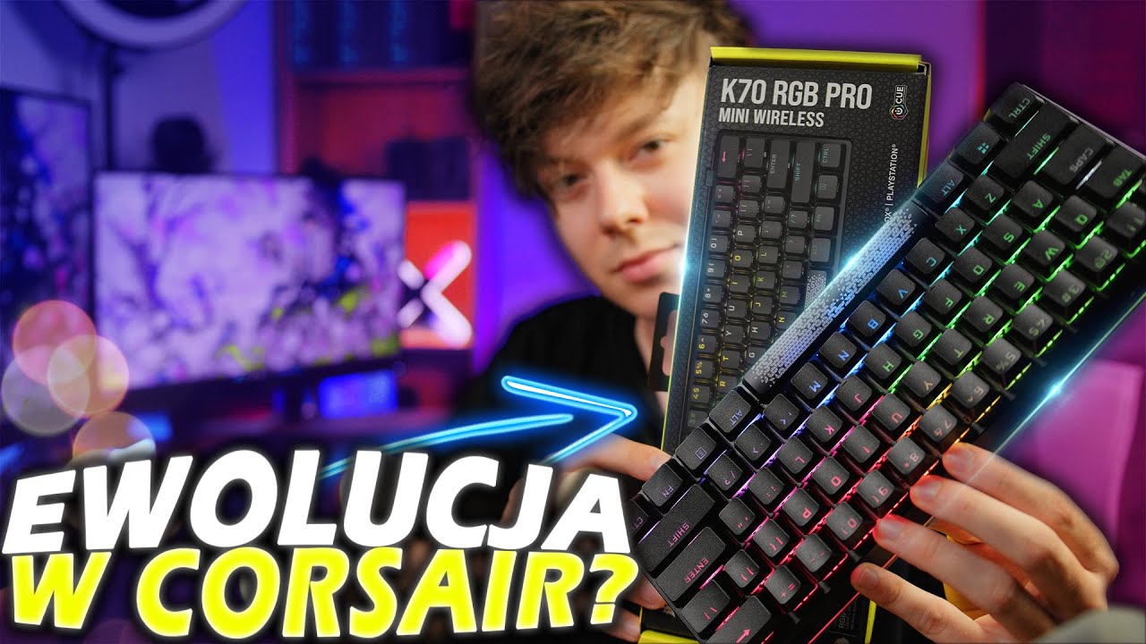 TO PIERWSZA TAKA KLAWIATURA CORSAIR 🙌 - K70 PRO MINI