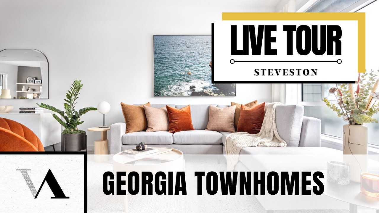 LIVE TOUR - “Georgia” Townhomes in Steveston 😍