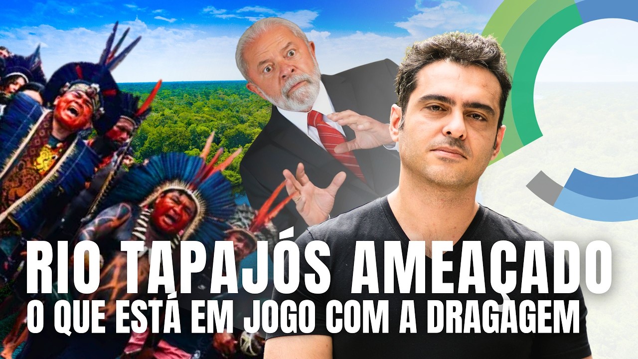 Rio Tapajós em perigo com uma dragagem que pode envenenar o rio com mercúrio