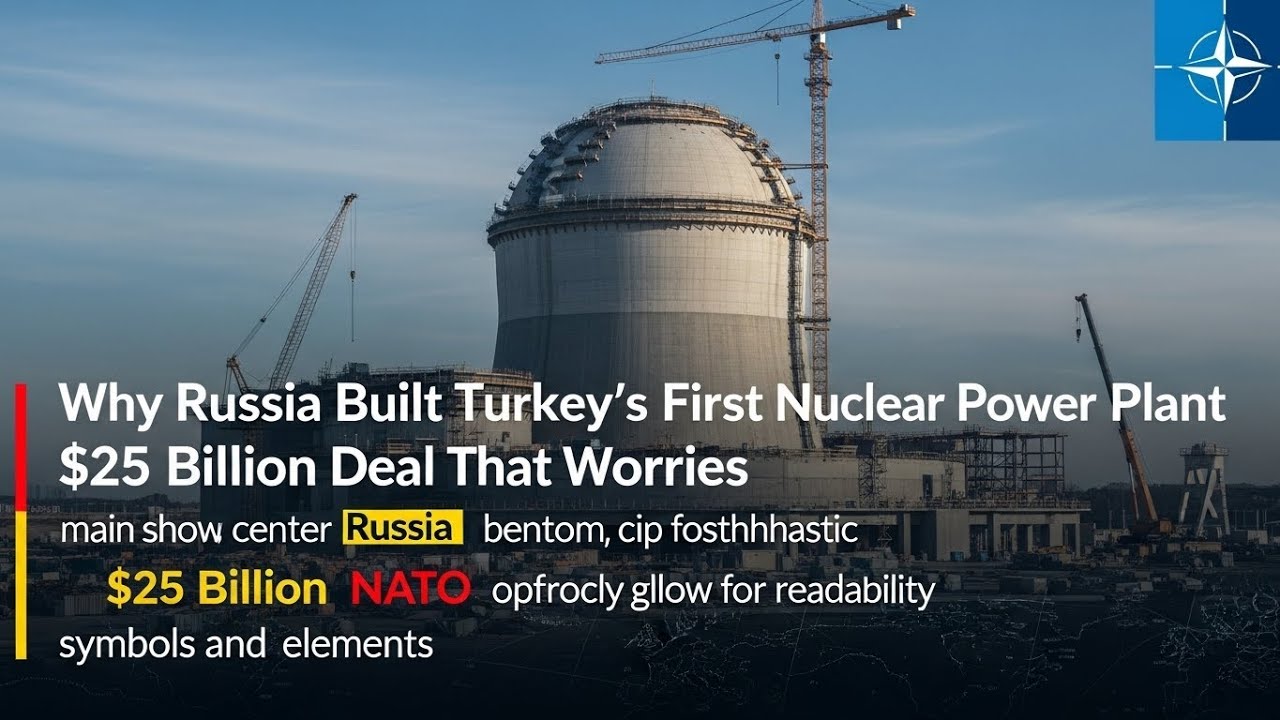 Why Russia Built Turkey&rsquo;s First Nuclear Power Plant &mdash; $25 Billion Deal That Worries NATO