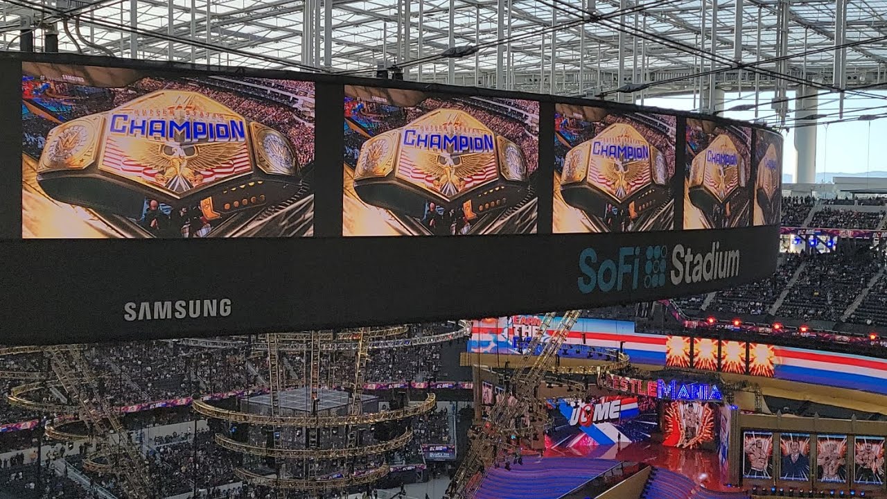 Wrestlemania 39 John Cena Entrance Live
