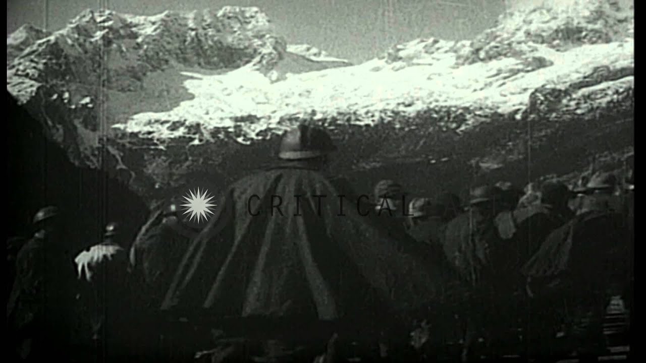Austro-Hungarian forces, and defeated Italian troops following the battle of Capo...HD Stock Footage