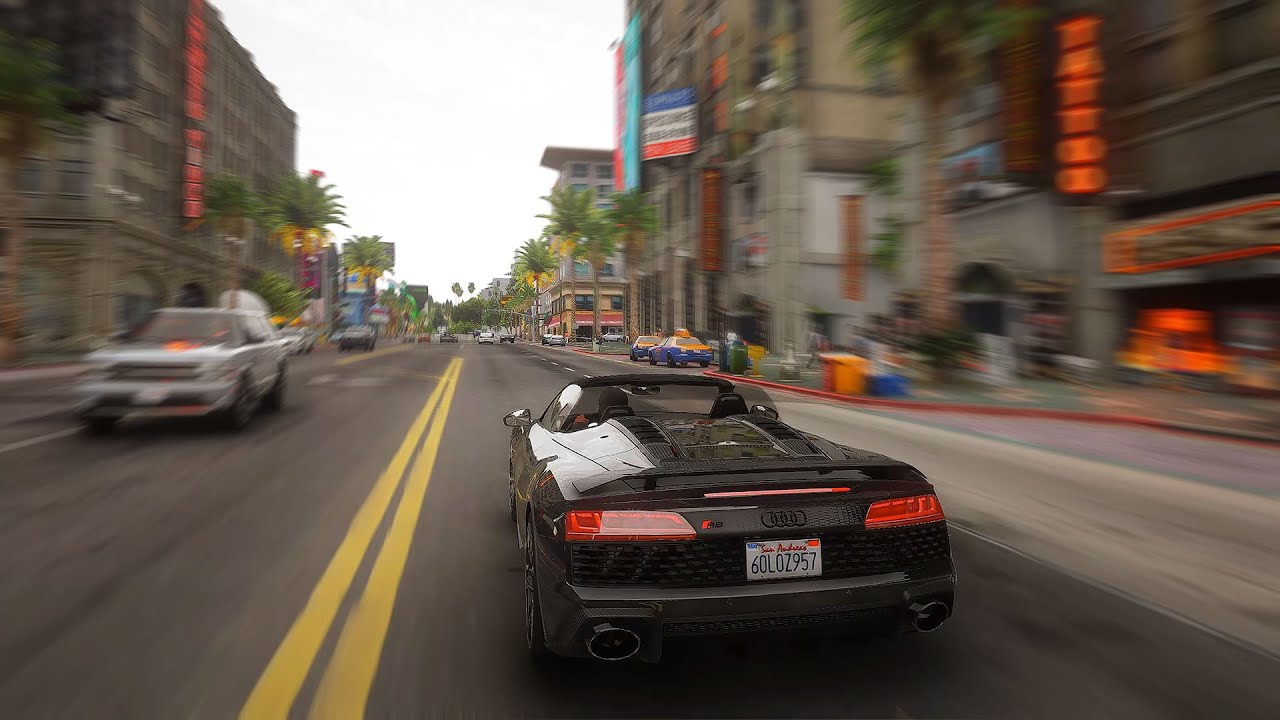 GTA 5 Truly Enhanced And Expanded Graphics Mod Gameplay With 4k60FPS Ultra Ray Tracing On RTX 3080