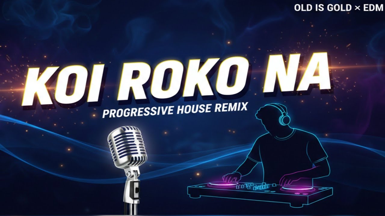 Koi Roko Na  | Kishore Kumar × Progressive House | DJ Aashish Nautiyal Melodies