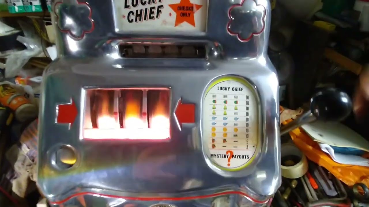 Jennings Standard Chief  with special award slot machine one arm bandit