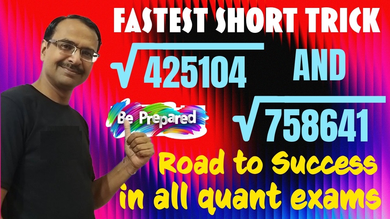 Video 69 - Square Root of 318096 and 531441 || Special Fast Trick for All Students