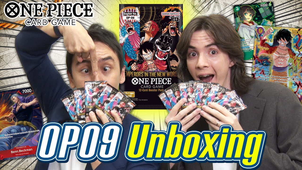 ONE PIECE CARD GAME EMPERORS IN THE NEW WORLD [OP-09] Unboxing