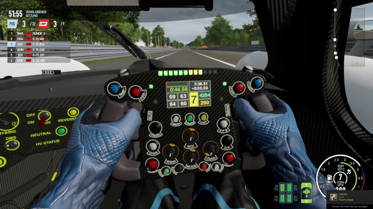 Projekt CARS 2 1h Race Le Mans Multiclass LMP1 LMP2 LMP3 GTE Oculus Rift Gameplay