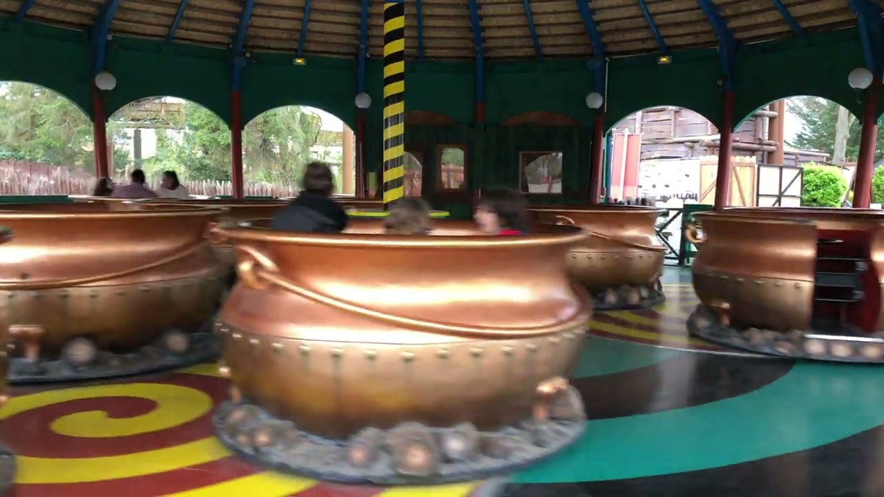 Les Chaudrons at Parc Astérix Off-Ride Footage (4K60) (No Copyright) - March 2024