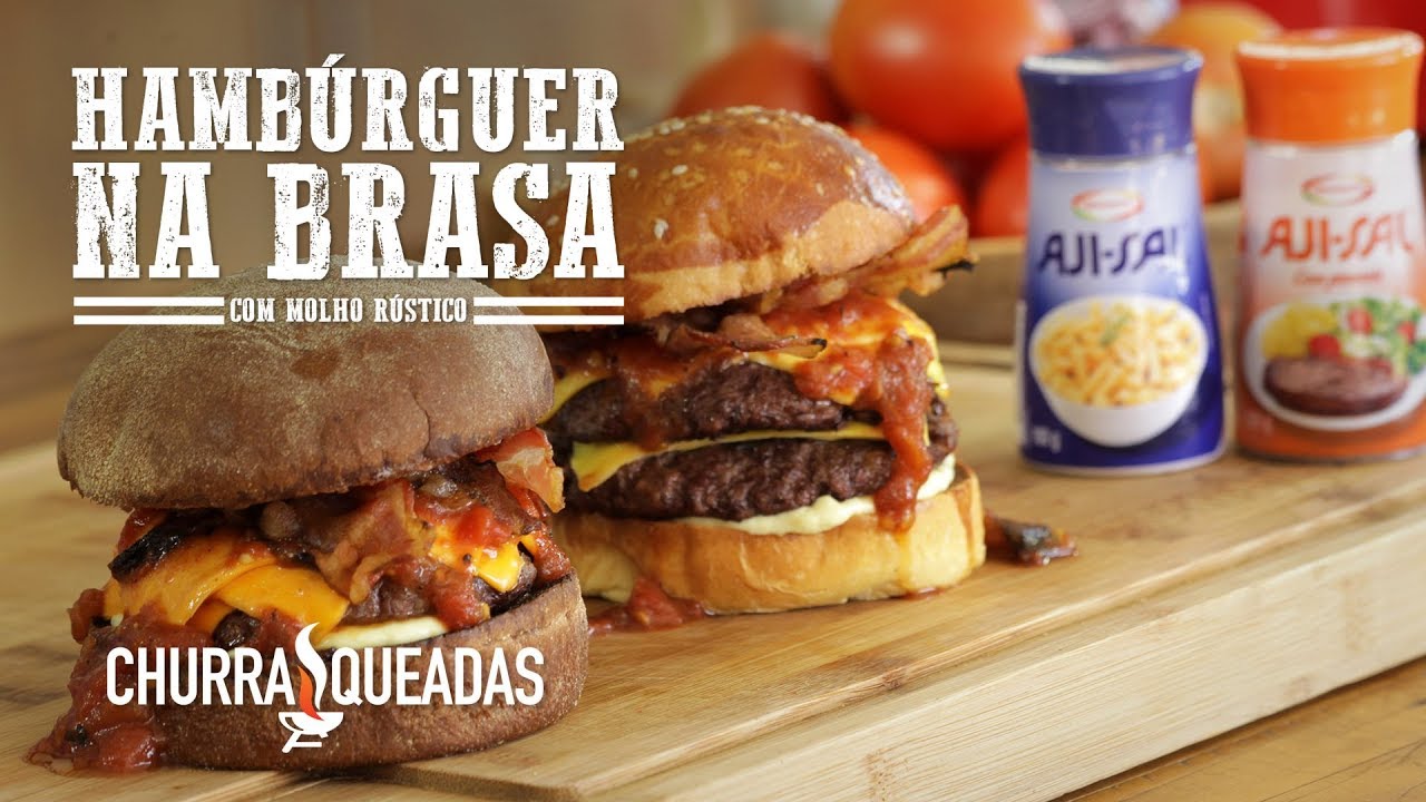 Hambúrguer na Brasa com Molho Rústico | Churrasqueadas