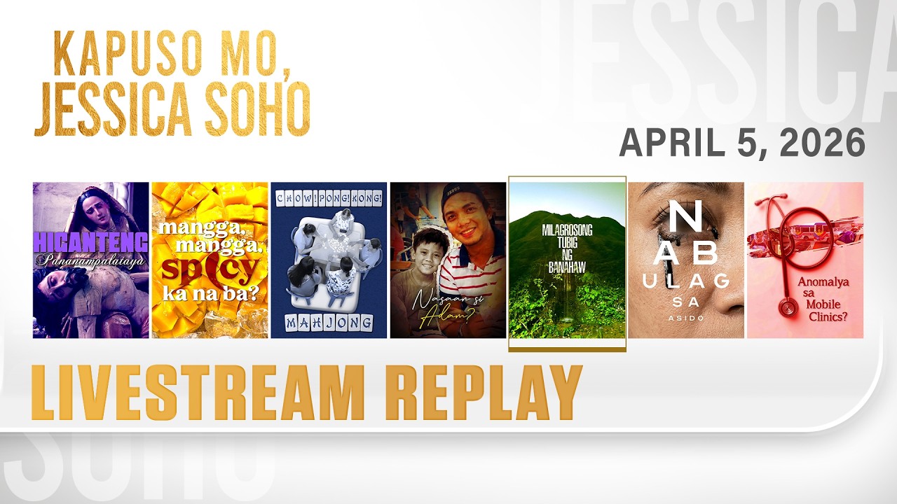 KMJS livestream April 5, 2026 Episode - Replay | Kapuso Mo, Jessica Soho