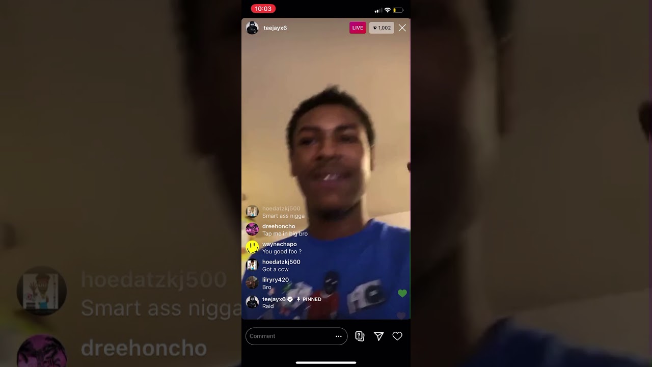 Teejayx6 GETS RAIDED ON LIVE!!🚨