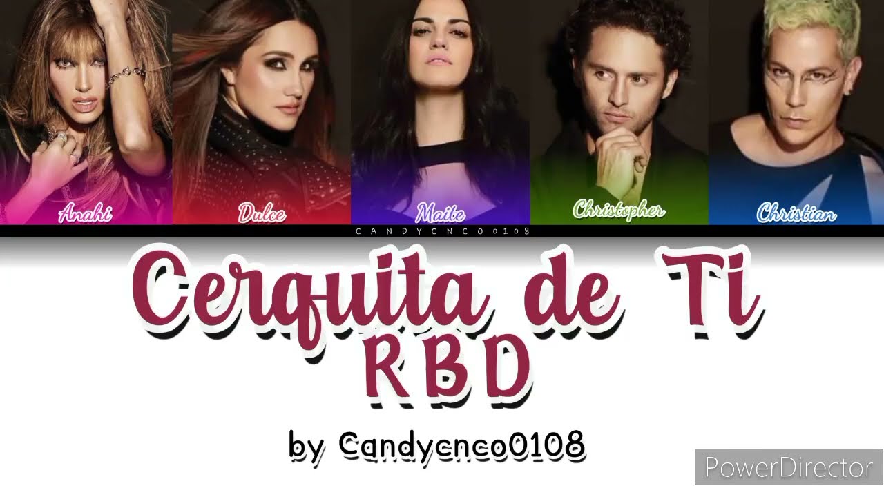 Cerquita De Ti RBD - Letra/Tradução