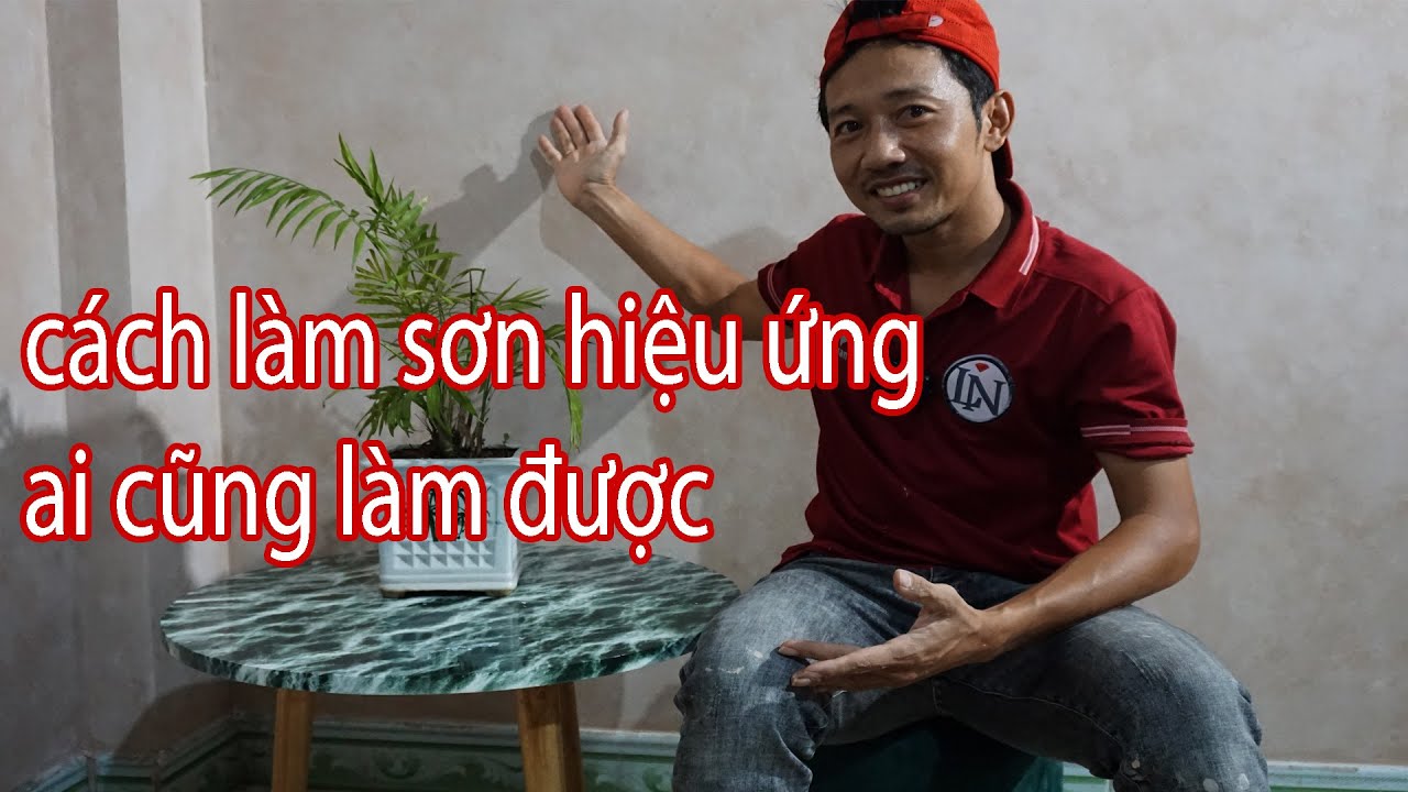 Sơn hiệu ứng dễ dàng với dụng cụ cơ bản