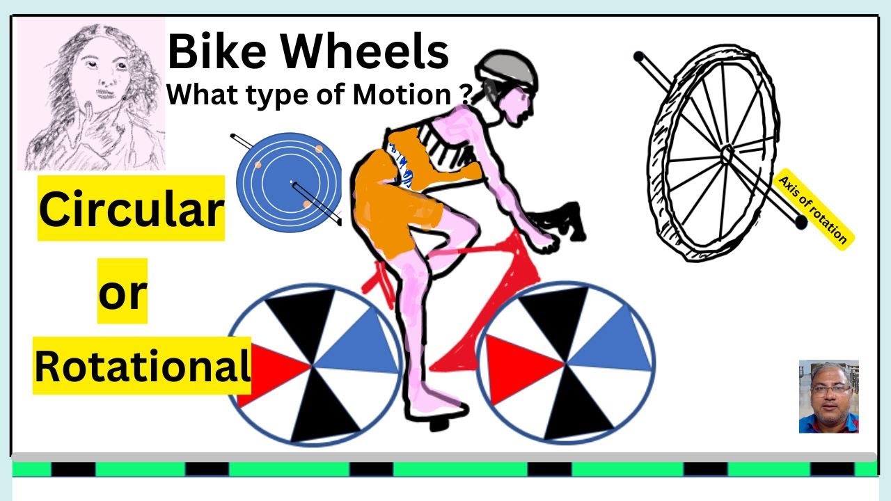 What is difference between circular and rotational motion | circular  Vs rotational motion animation