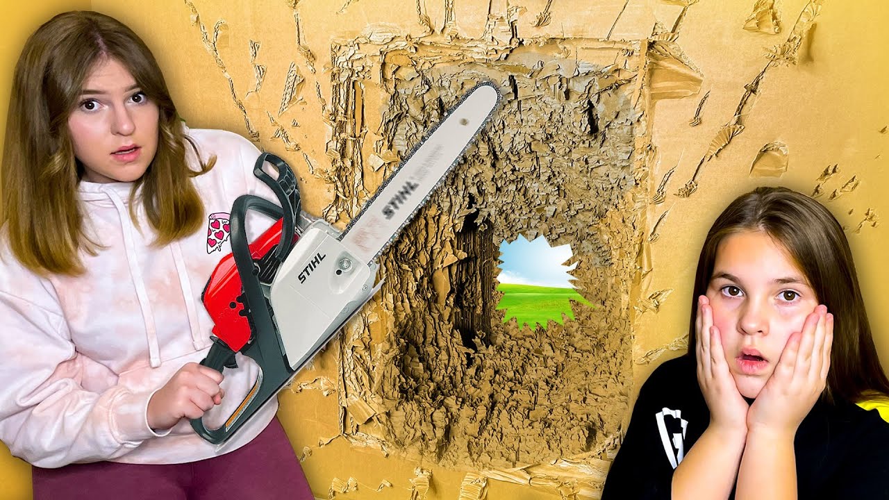 La Grande Évasion De Prison De 100 Couches De Carton ! Extrême challenge !