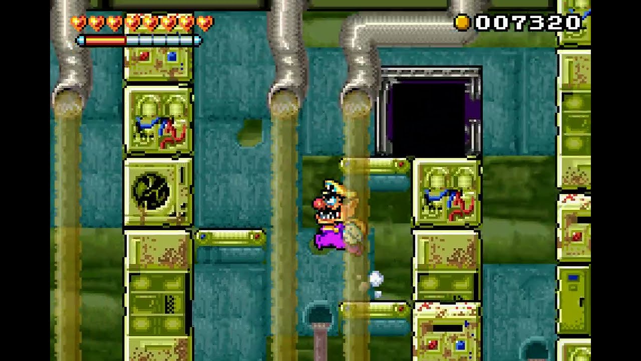 Wario Land 4 - Ruby Passage - The Toxic Landfill