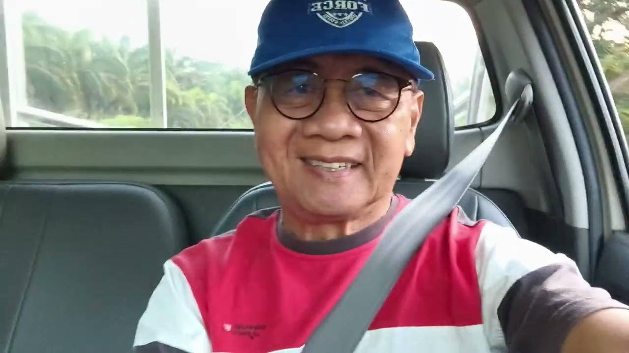 Driving healing at early morning 
