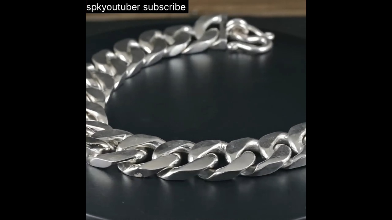 Make Your Own EASY Cuban Silver Bracelet at Home Today? 