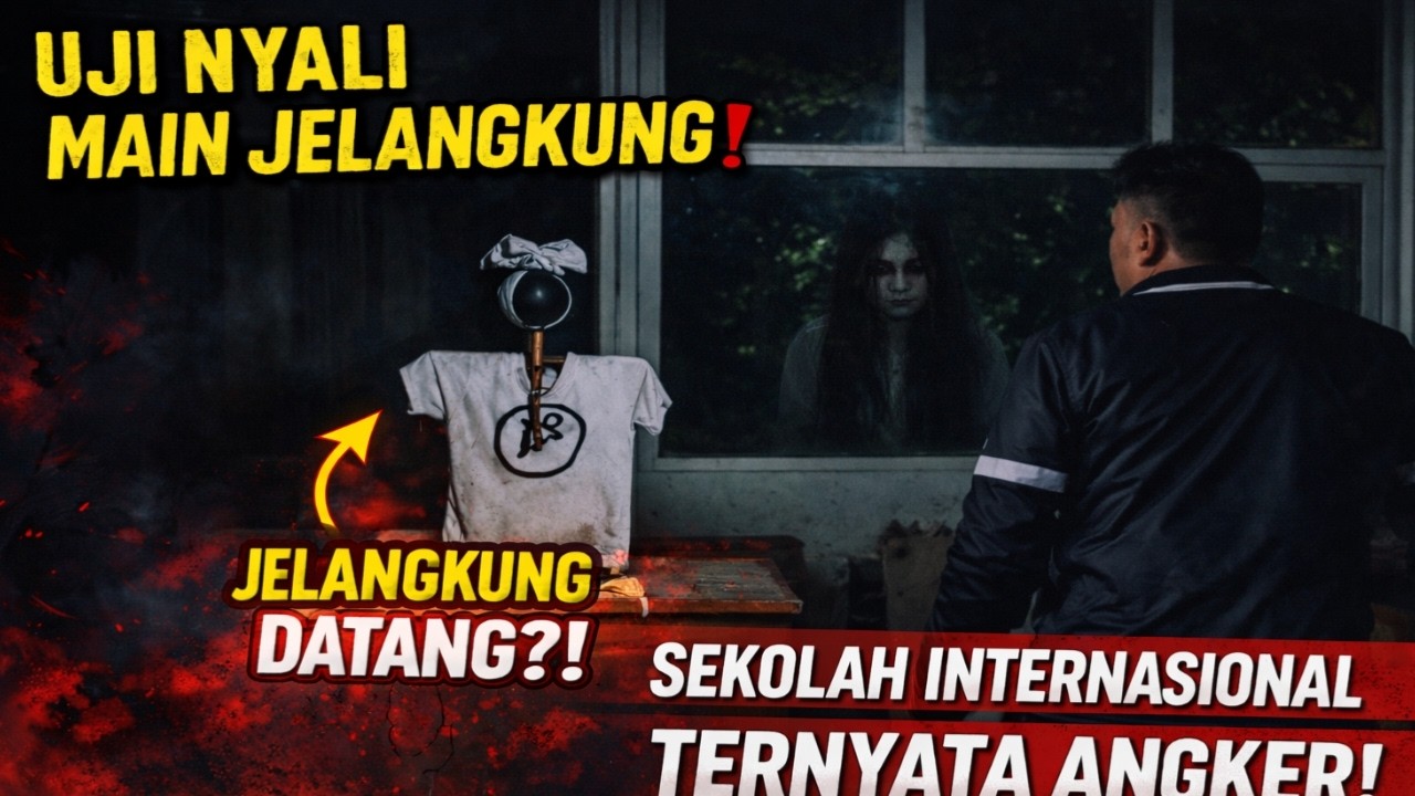 UJI NYALI MAIN JELANGKUNG DI SEKOLAH GHOIB‼️ SEKOLAH ARTIS & INTERNASIONAL INI TERNYATA ANGKER...
