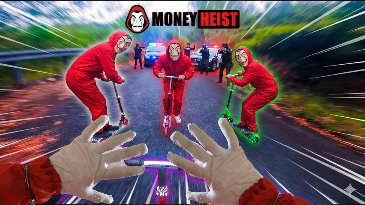 PARKOUR MONEY HEIST vs POLICE 009 ( pov chese )