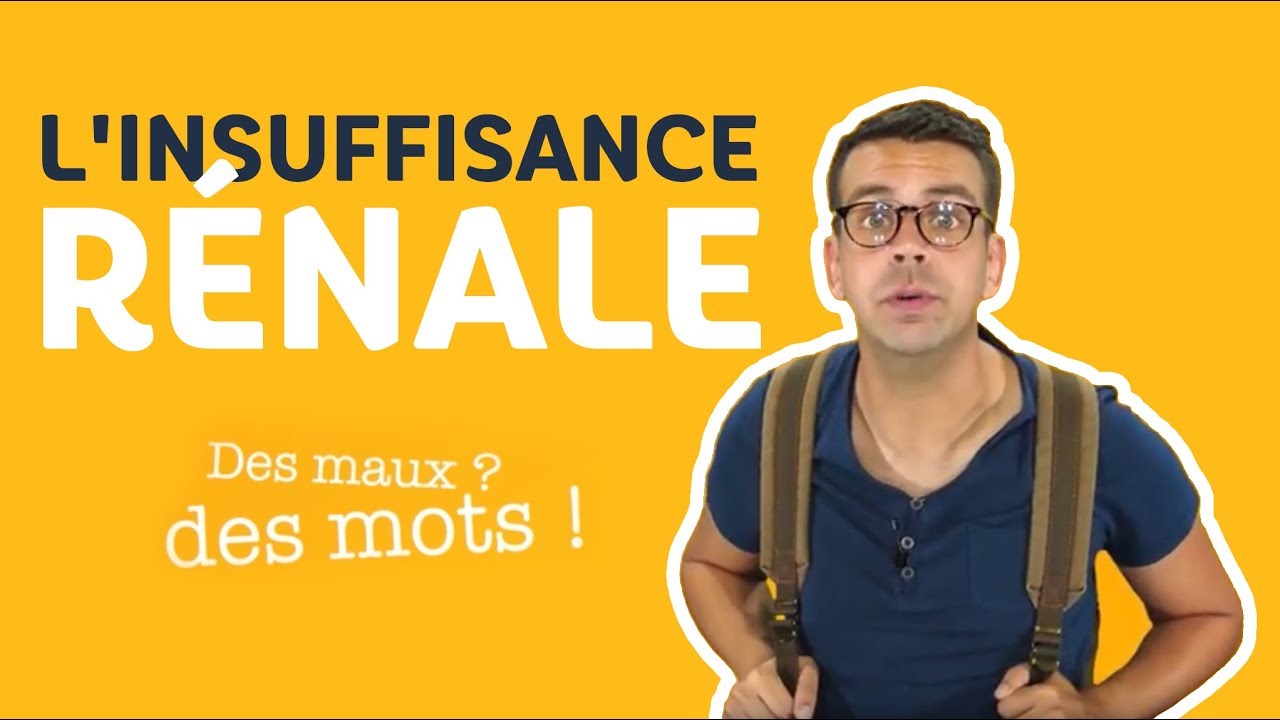 Qu'est ce que l'insuffisance rénale ? | Des maux, des mots !