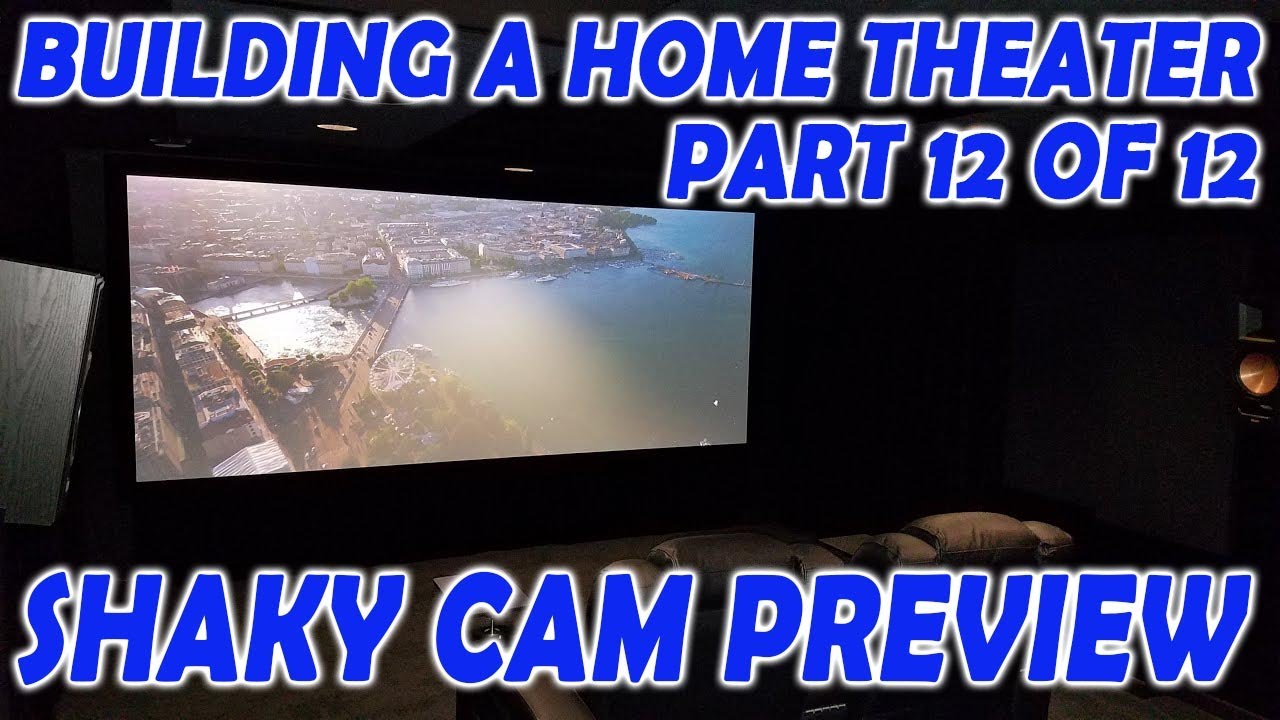 Part 12 - Home Theater Room Walkthrough - BLACKOUT  (Jan. 27, 2021)  Dolby Atmos & DTS:X [4K UHD]