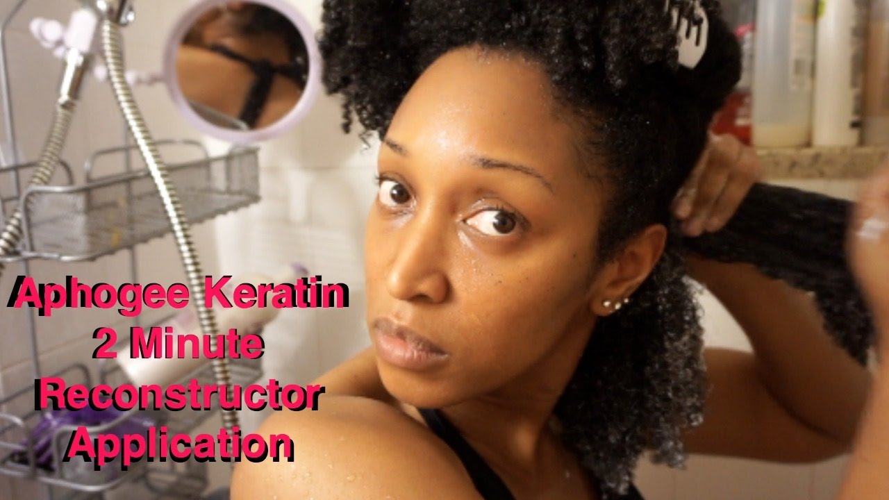 Aphogee Keratin 2 Minute Reconstructor Application | Natural Hair