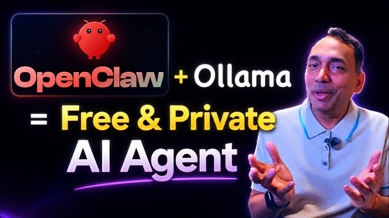 100% Free Way to Run AI Agents Locally (OpenClaw + Ollama Tutorial)