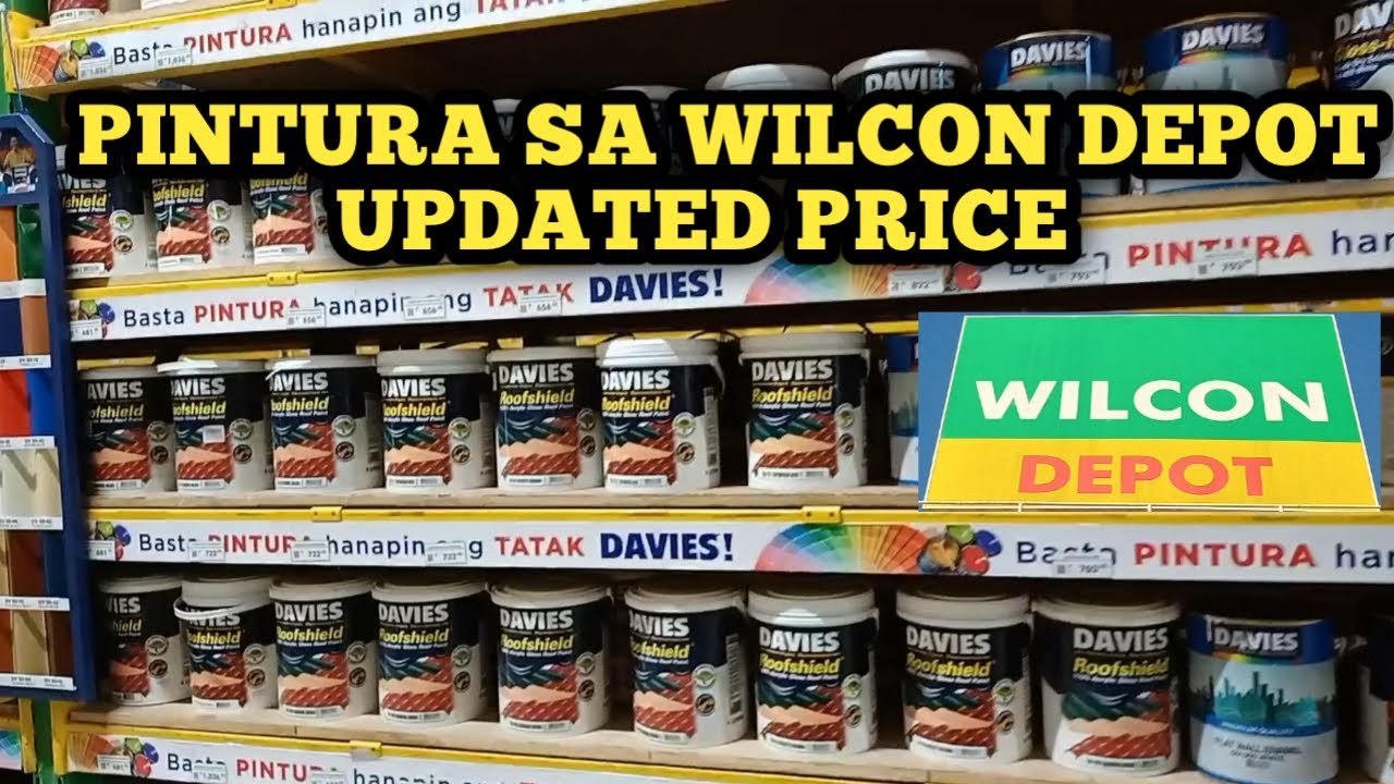 WILCON DEPOT UPDATED PRICE NG MGA PINTURA 2022 #boysen #rainorshineelastopainters #davies