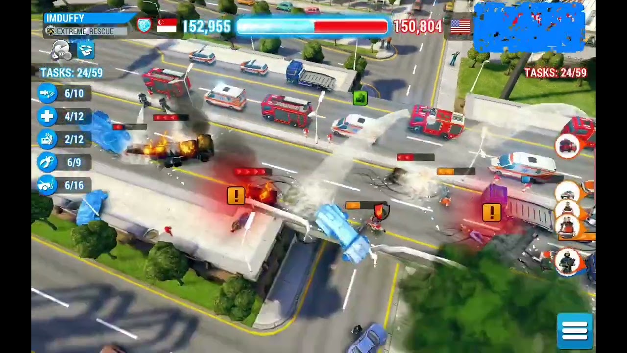Emergency HQ 1vs1 : Pileup on the bridge!