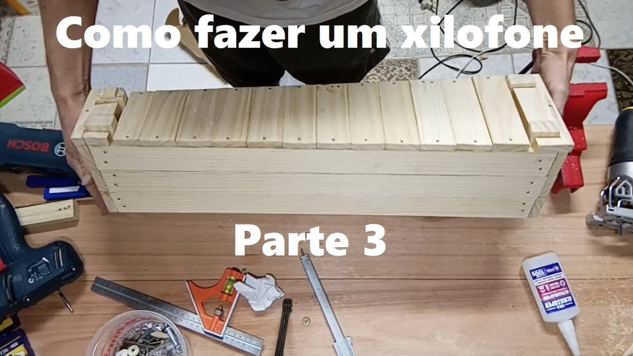Como fazer um xilofone parte 3