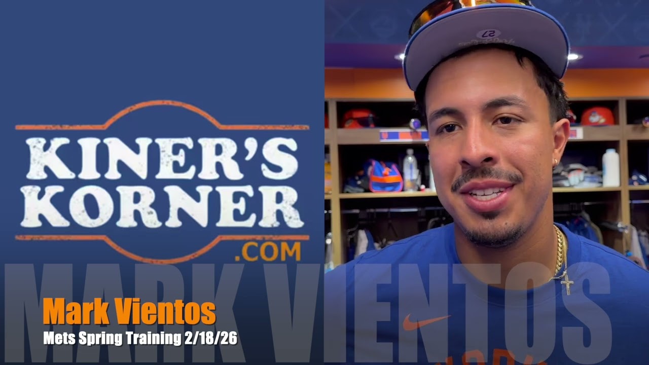 Mark Vientos New York Mets Spring Training 2/18/26