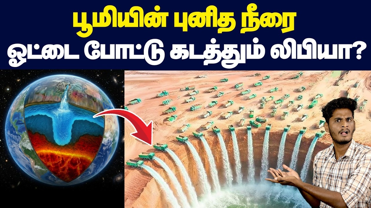 😨🤨லிபியாவின் தில்லுமுல்லு - மற்ற நாடுகளின் தண்ணீரை திருடுகிறதா? | Greatest man made river