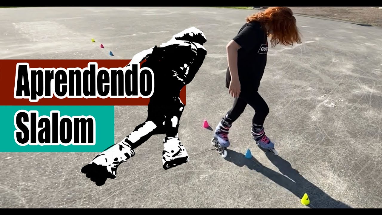 Aprendendo Slalom - Exercícios para patinar de costas