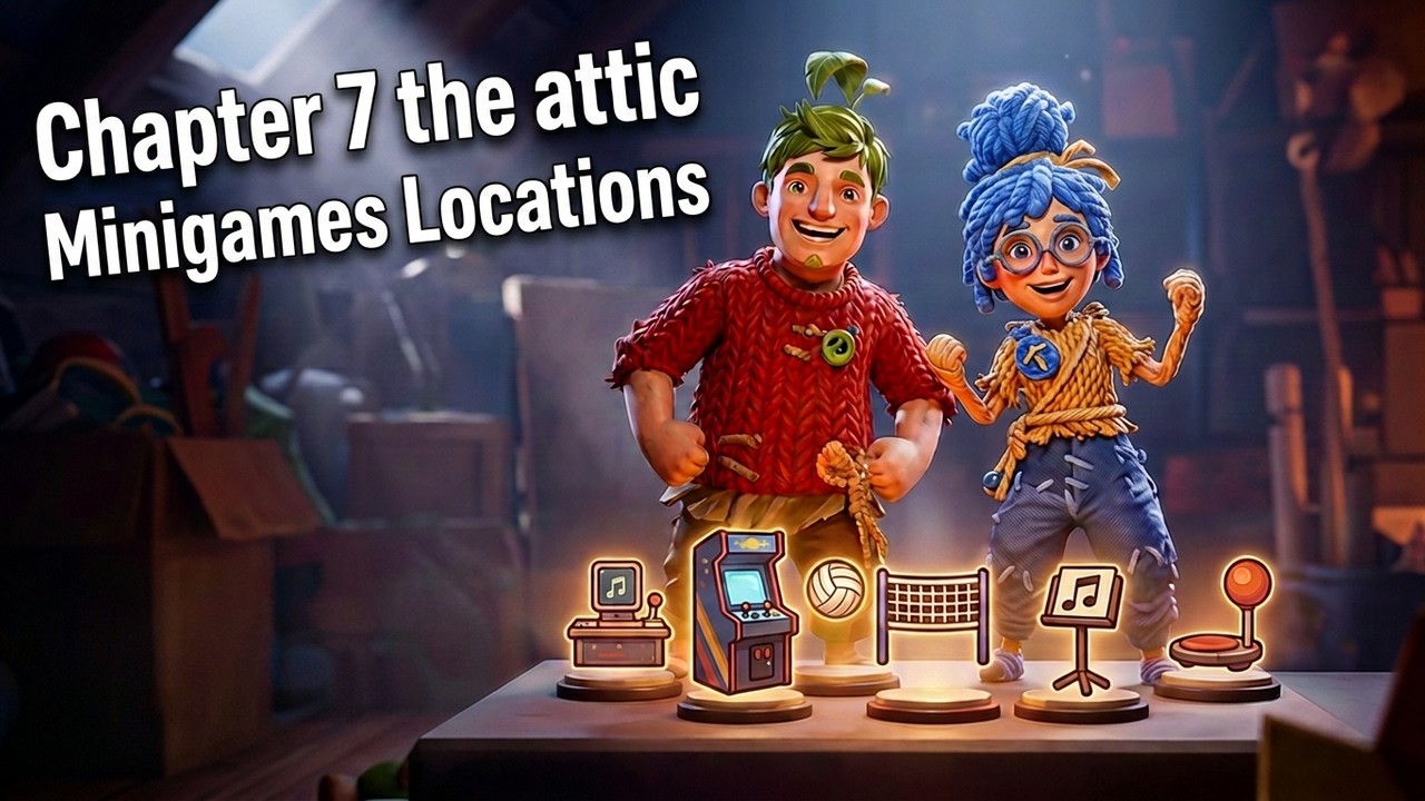it takes two minigames Locations chapter 7 The Attic