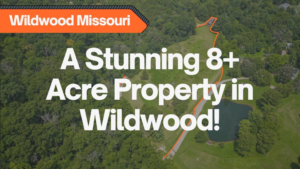 Wildwood, MO | Listing Drone Tour | Your Dream Estate Awaits 8+ Acres & Luxury Living in Missouri!